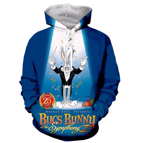 3d hoodies bugs bunny.